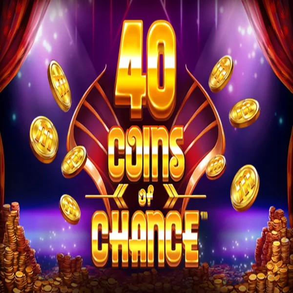 Official Slots logo: 40 Coins of Chance by SYNOT Games at Qbet Casino