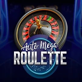 Auto Mega Roulette slot icon by Pragmatic Play, available at Qbet Casino