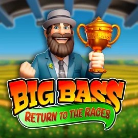 Big Bass Return to the Races by Pragmatic Play, showcased at qbetscasino.eu – game logo
