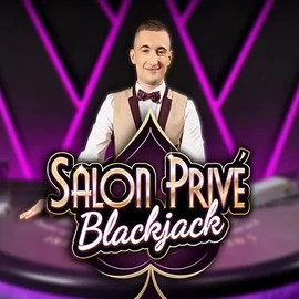 Blackjack Salon Privé logo by Ezugi Qbet Casino