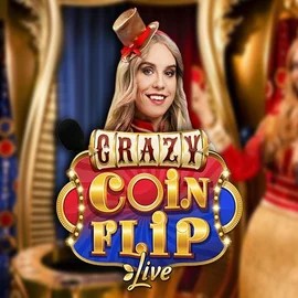 Crazy Coin Flip by Evolution, showcased at qbetscasino.eu – game logo