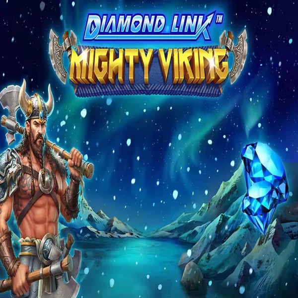 Diamond Link Mighty Viking casino game by Greentube – featured logo at Qbet Casino