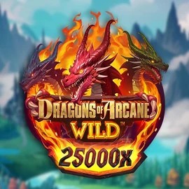 Dragons of Arcane Wild slot icon by Foxium, available at Qbet Casino