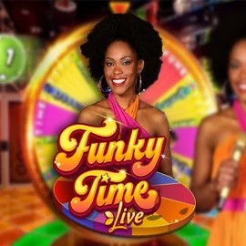 Live Casino logo of Funky Time from Evolution at Qbet Casino