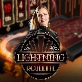 Lightning Roulette logo – Live Casino by Evolution at Qbet Casino
