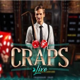 Live Craps logo – Live Casino by Evolution at Qbet Casino