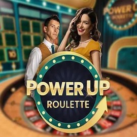 PowerUP Roulette game by Pragmatic Play – logo hosted on Qbet Casino