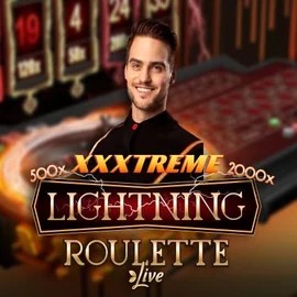 XXXtreme Lightning Roulette slot visual from Evolution available on qbetscasino.eu